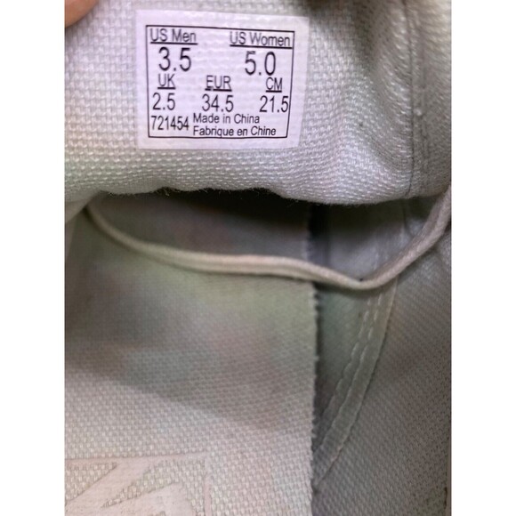 Vans Old Skool Zip Leather Shoes Mens 3.5 Womens 5.0 Zephyr Blue & Blanq White - Picture 8 of 16